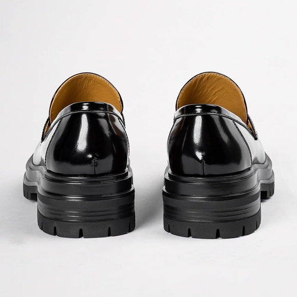 Wiz Black Hi Shine 4.5cm Loafers - Picture 4 of 4